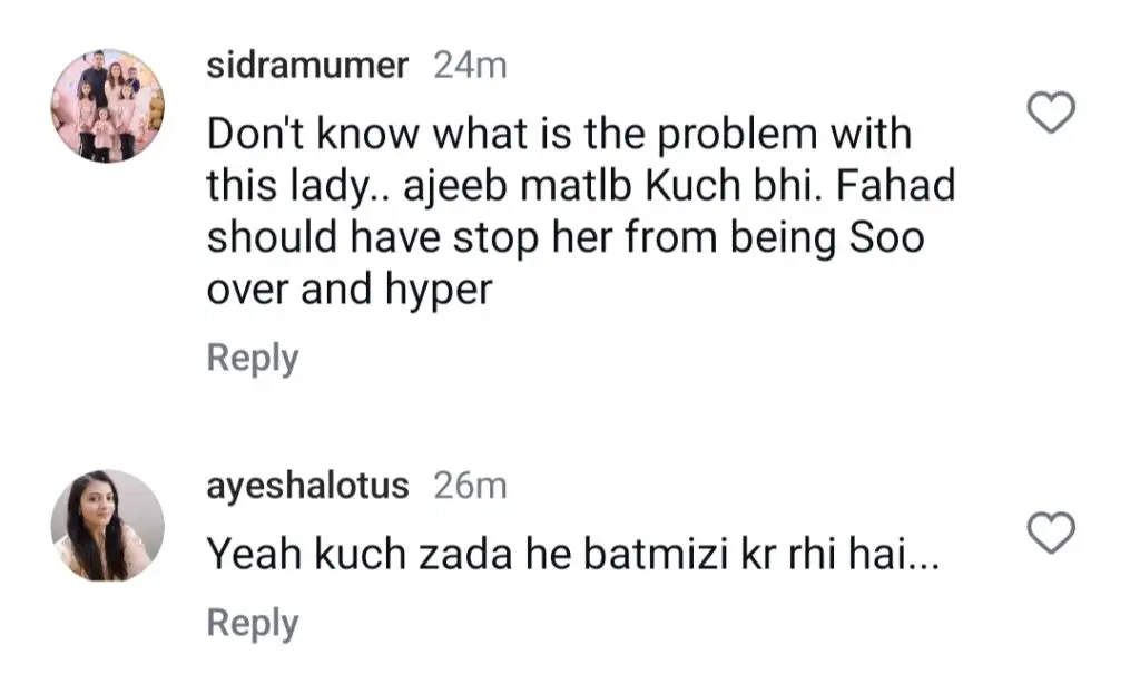 ثنا جاوید کا شوہر کے ساتھ جنون نے رد عمل کو جنم دیا