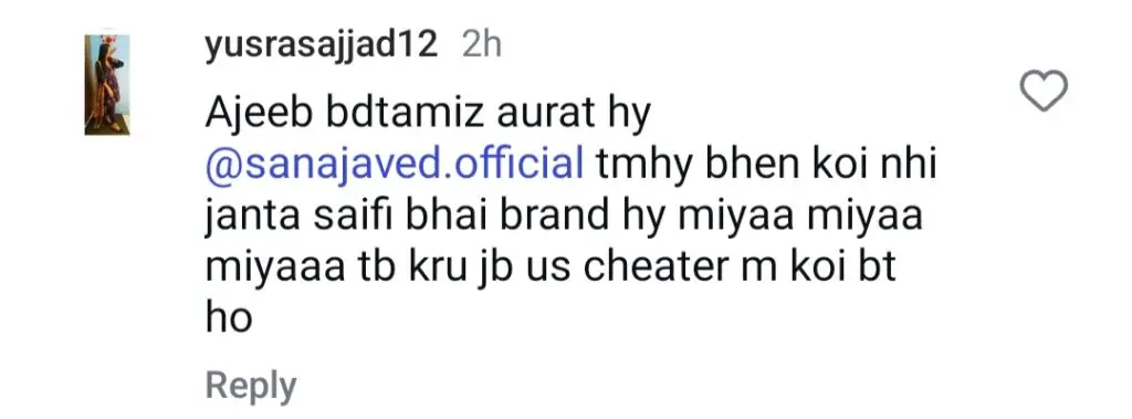 ثنا جاوید کا شوہر کے ساتھ جنون نے رد عمل کو جنم دیا