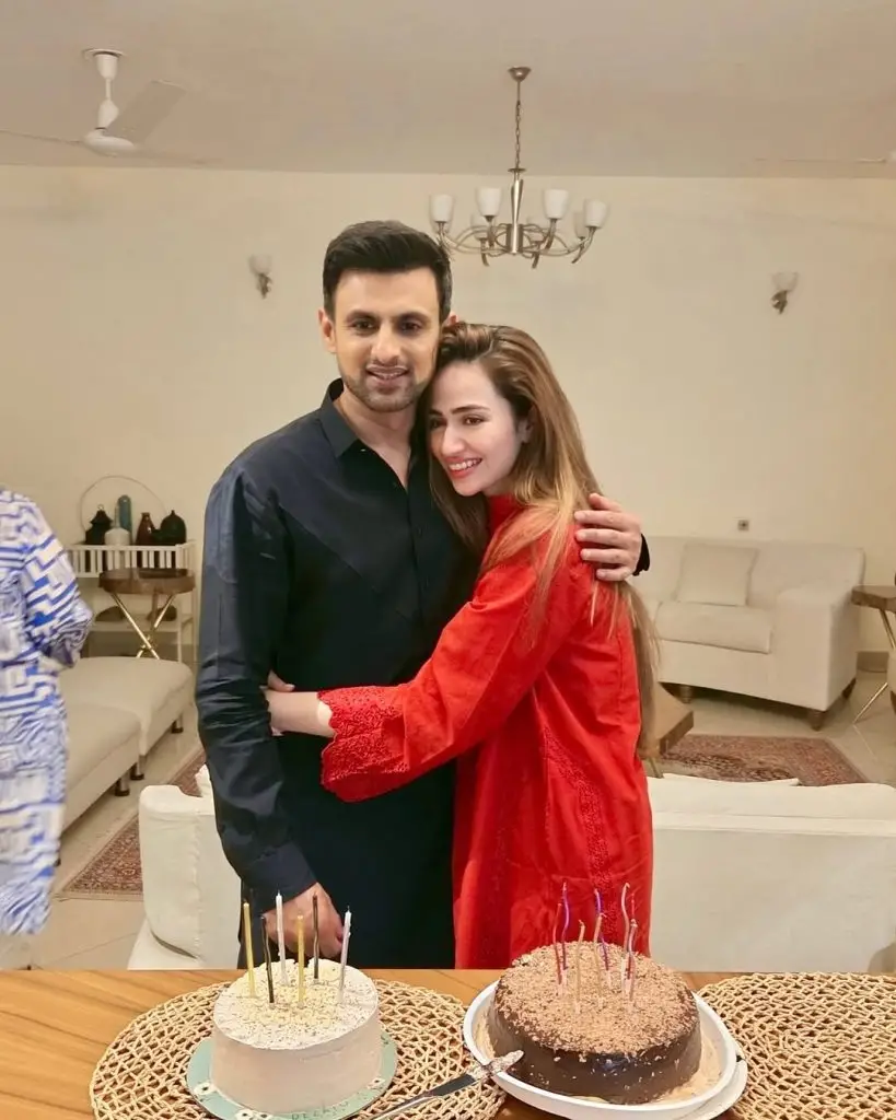 ثنا جاوید نے شوہر شعیب ملک سے محبت کا اظہار کیا