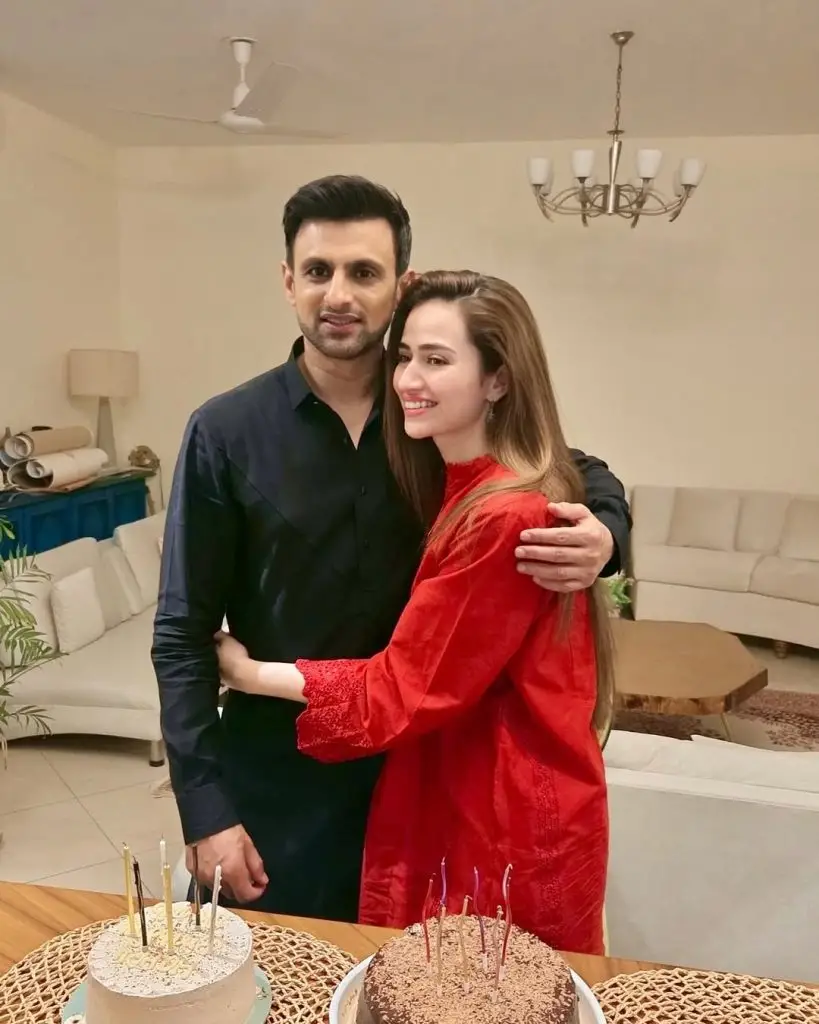ثنا جاوید نے شوہر شعیب ملک سے محبت کا اظہار کیا