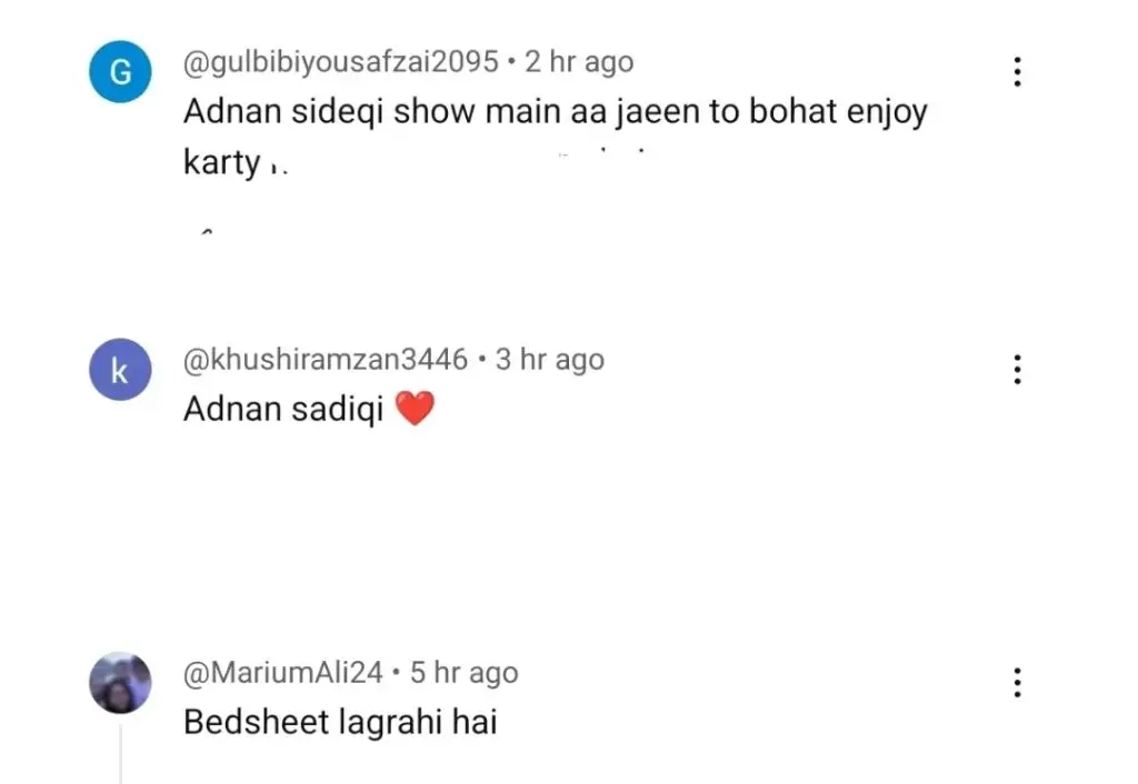 عدنان صدیقی کی پھولوں کی شال انتخاب پر شائقین کے مضحکہ خیز رد عمل