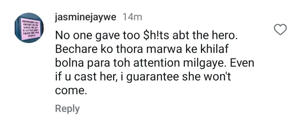 ماورا ہاکین کو سانم ٹیری قصام پوسٹر سے ہٹا دیا گیا