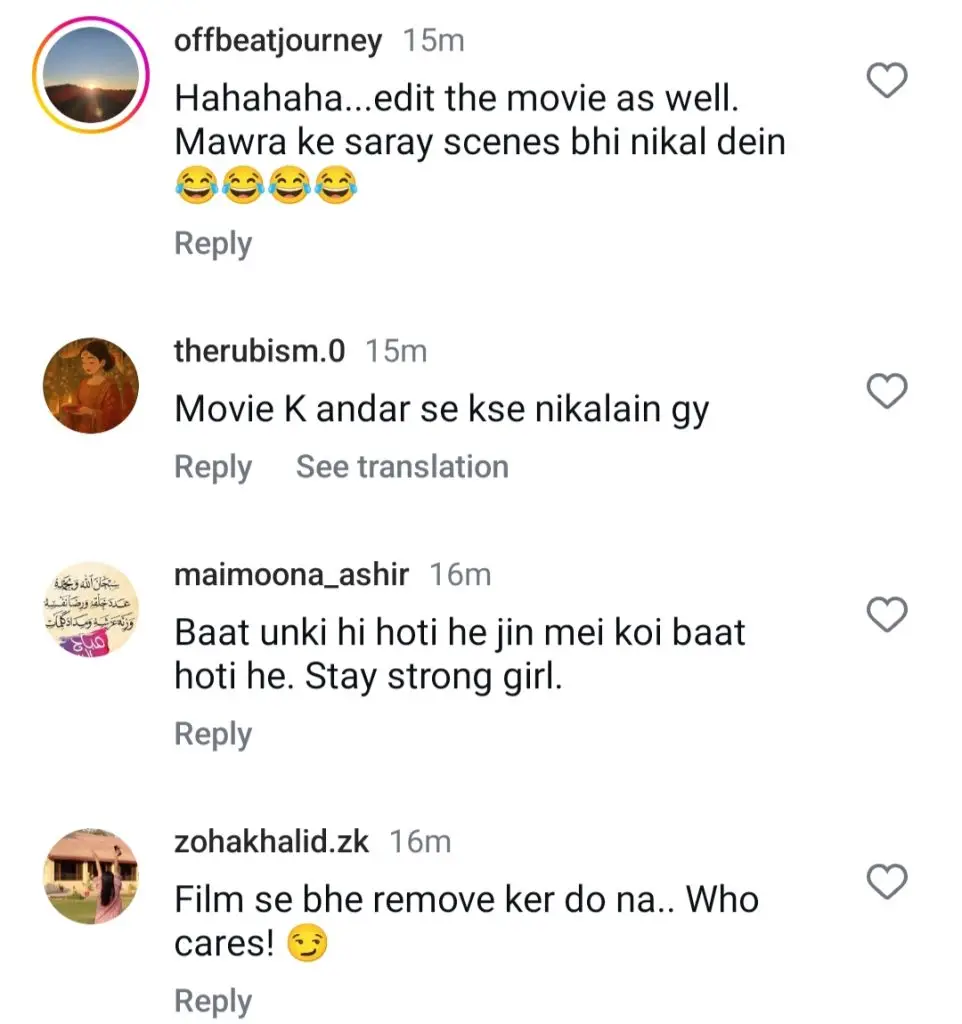 ماورا ہاکین کو سانم ٹیری قصام پوسٹر سے ہٹا دیا گیا