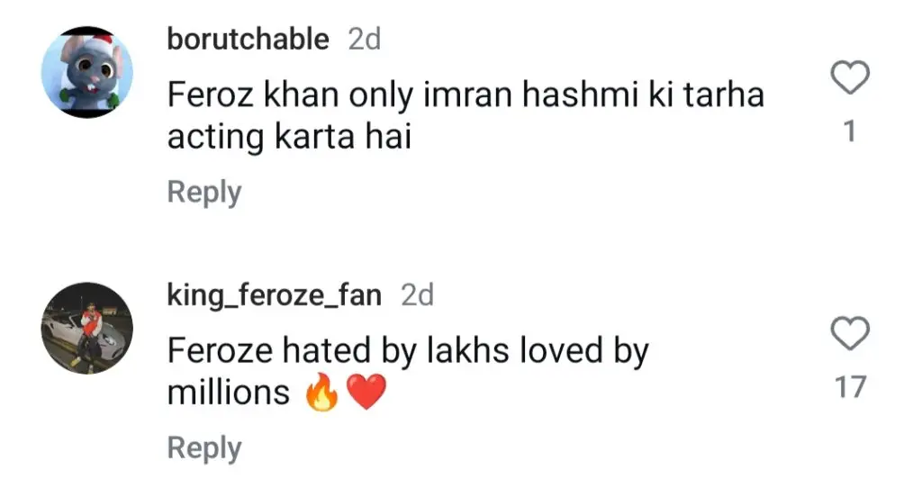 نادیہ افگن فیروز خان کی اداکاری اور روی attitude ہ سے متاثر نہیں ہوئے