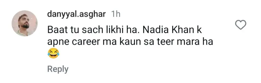 یاسیر حسین نے نادیہ خان کا موازنہ ارنب گوسوامی سے کیا