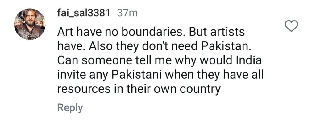 بالی ووڈ کے خلاف رابیا کلسوم کے سخت موقف کی تعریف کی
