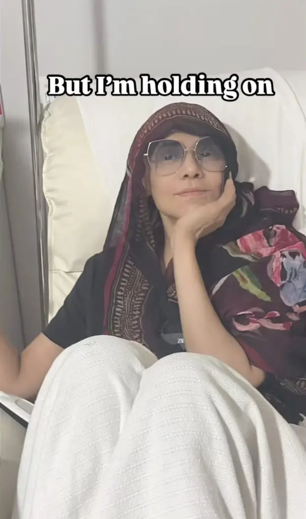 انجلین ملک کو کینسر کے سفر میں شریک ہوتے ہی تعریف ملتی ہے