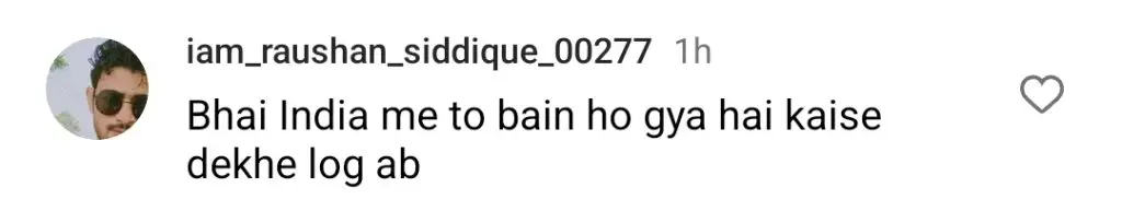 مان مست مالنگ کے ہندوستانی شائقین پابندی پر مایوسی کا اظہار کرتے ہیں