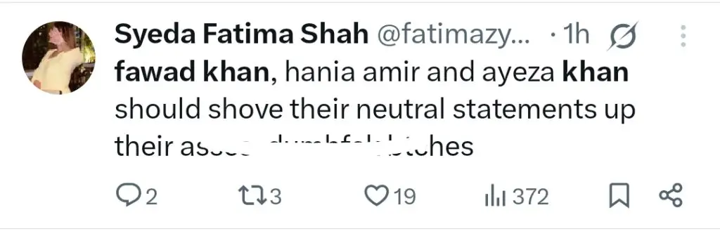ہندوستان کے حملے کے بعد فواد خان نے اپنے سفارتی موقف پر تنقید کی