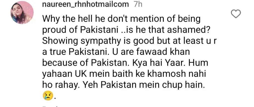 ہندوستان کے حملے کے بعد فواد خان نے اپنے سفارتی موقف پر تنقید کی