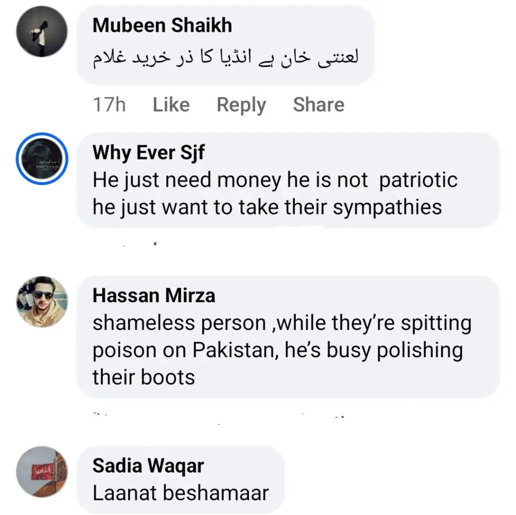 شائقین بالی ووڈ کے ساتھ ان کی وفاداری کے لئے فواد خان کو سلیم کرتے ہیں