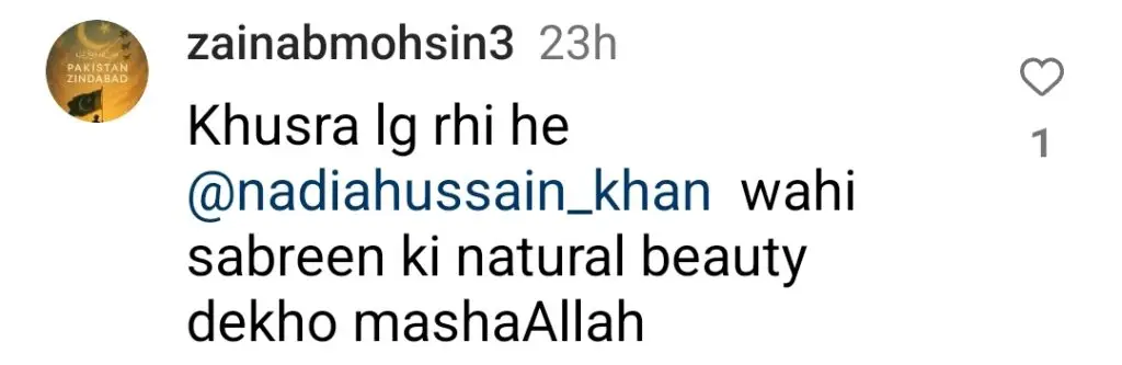 نادیہ حسین سے زیادہ میک اپ اور سرجری عوامی بحث کو تیز کرتی ہے