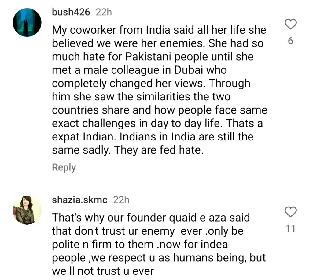 ہندوستان کے حوالے سے پاکستانی قوم کے لئے ماریام نفیس کی یاد دہانی
