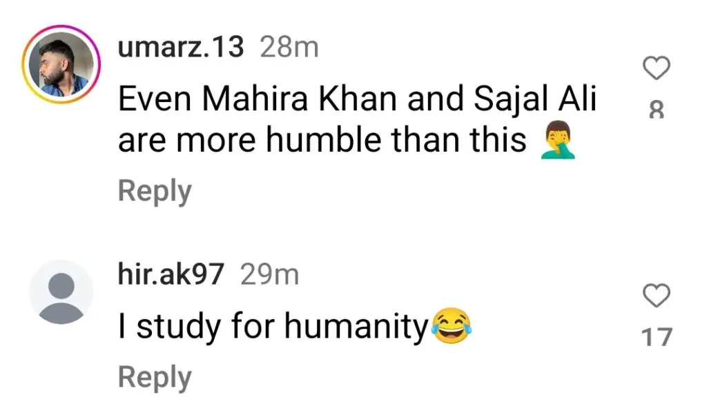 آئیزا خان نے ایکٹنگ اسکول اور سیکھنے کے بارے میں گھمنڈ کرنے پر تنقید کی