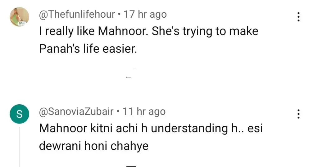 پارواریش - مہانور کا کردار تعریف کرتا ہے