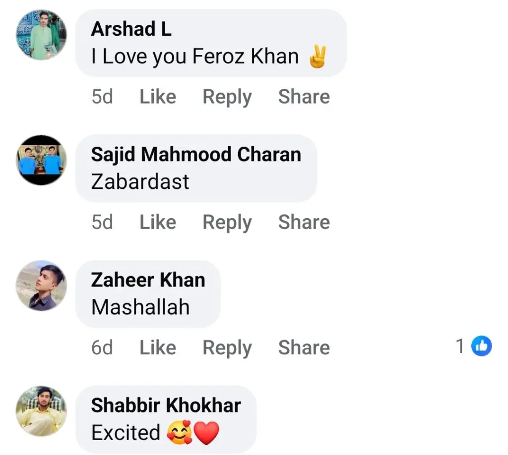 ہیبا بخاری اور فیروز خان آنے والے منصوبے کی تفصیلات