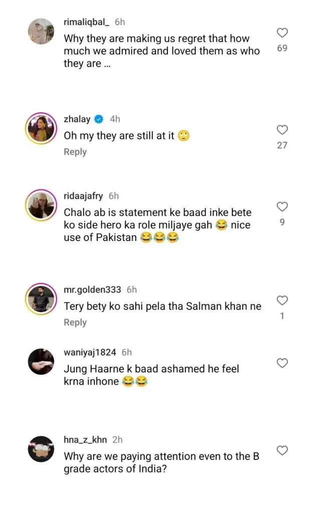 پاکستان کے بیانات کے لئے پاکستانی ٹرول انڈین بی کلاس اداکار سریش اوبروئی