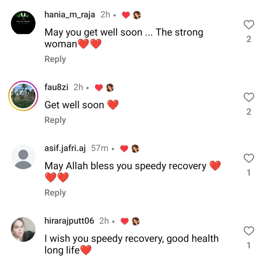 انجلین ملک کو کینسر کے سفر میں شریک ہوتے ہی تعریف ملتی ہے