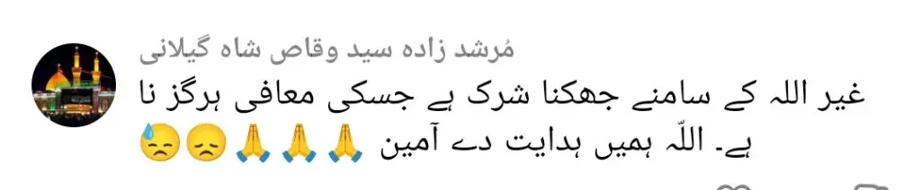 ابیڈا پروین کے پاؤں کو چھونے کے تحسین سکینا کے عمل نے تنقید کی ہے