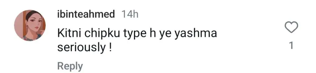 ہانیہ عامر کو یشمہ گل کی حیرت انگیز عوامی تجویز