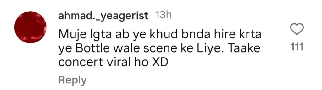 ایک کنسرٹ کے دوران تالہ انجم کا نقصان ٹھنڈا - عوامی رد عمل