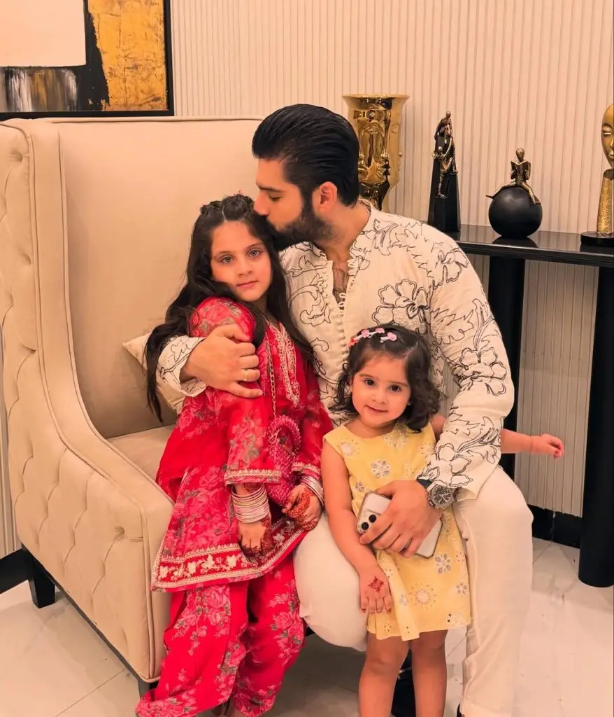 ایمن خان ، امل اور میرل ، فادر ڈے کے موقع پر منیب بٹ کی خواہش