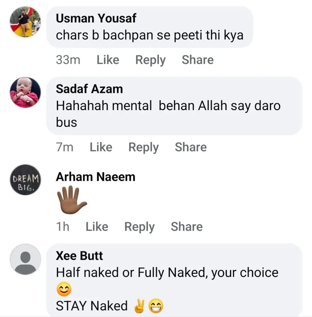 الیز شاہ نے مختصر کپڑے پہنے ہوئے دفاع کیا