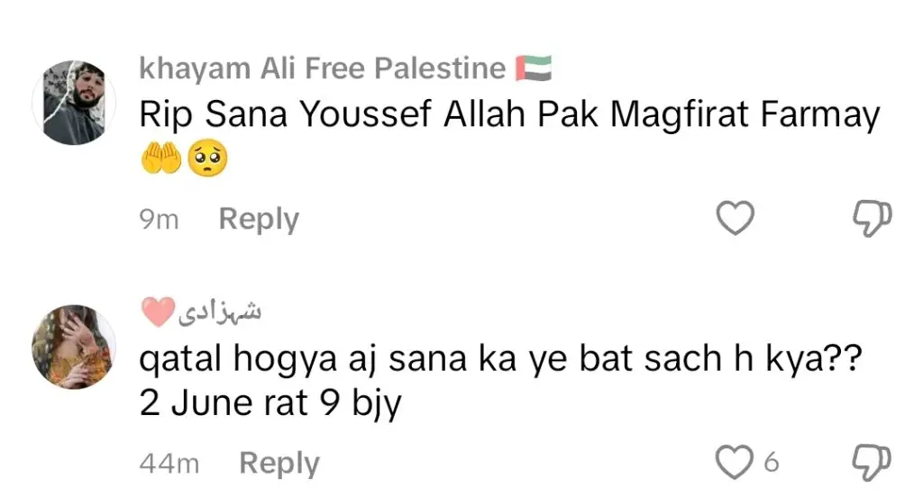 مبینہ طور پر اسلام آباد میں نوعمر متاثرہ ثنا یوسف نے قتل کیا