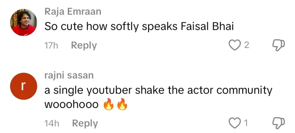Ducky Bhai تفریحی عوام کے بارے میں فیصل رحمان کے تبصرے