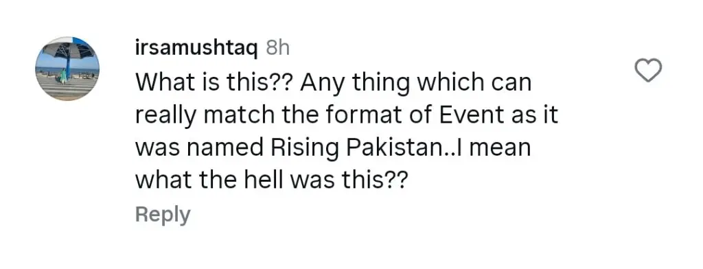 لندن میں بڑھتی ہوئی پاکستان فیشن شو نے ردعمل کو متحرک کردیا