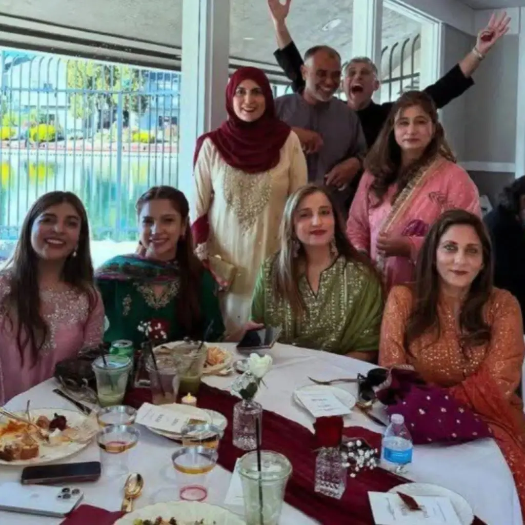 احد رضا میر اور ڈینیئر موبین نے شادی میں ایک ساتھ دیکھا