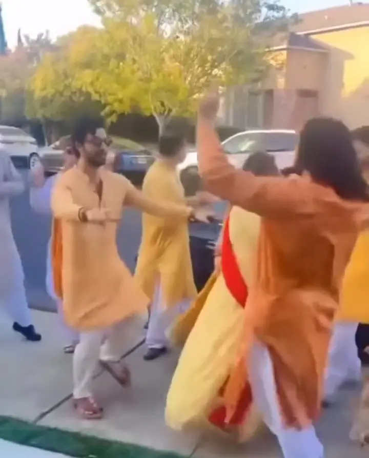 احد رضا میر اور ڈینیئر موبین نے شادی میں ایک ساتھ دیکھا