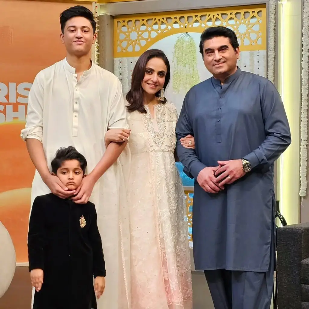 گڈ مارننگ پاکستان پر نادیہ خان اور بیٹا اذان خان