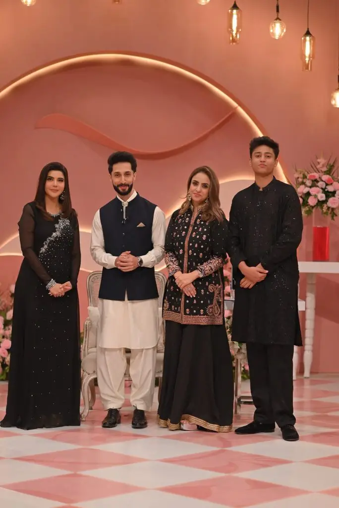 گڈ مارننگ پاکستان پر نادیہ خان اور بیٹا اذان خان
