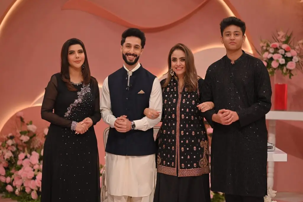 گڈ مارننگ پاکستان پر نادیہ خان اور بیٹا اذان خان