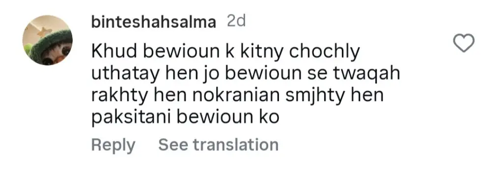 نادیہ جمیل کے حالیہ بیان میں ملے جلے ردعمل ملتے ہیں