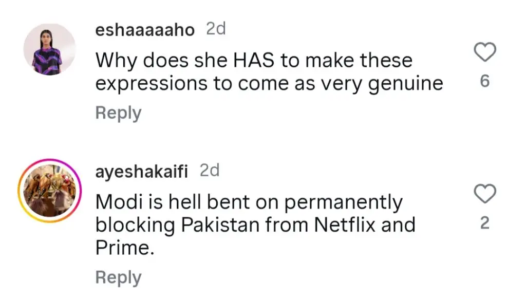 مہیرا خان نے جو بچی ہین نے سومیٹ لو کی رہائی سے خطاب کیا