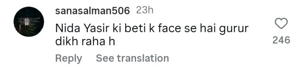 مداحوں نے حالیہ پیشی میں ندہ یاسیر کی بیٹی سے سوال کیا