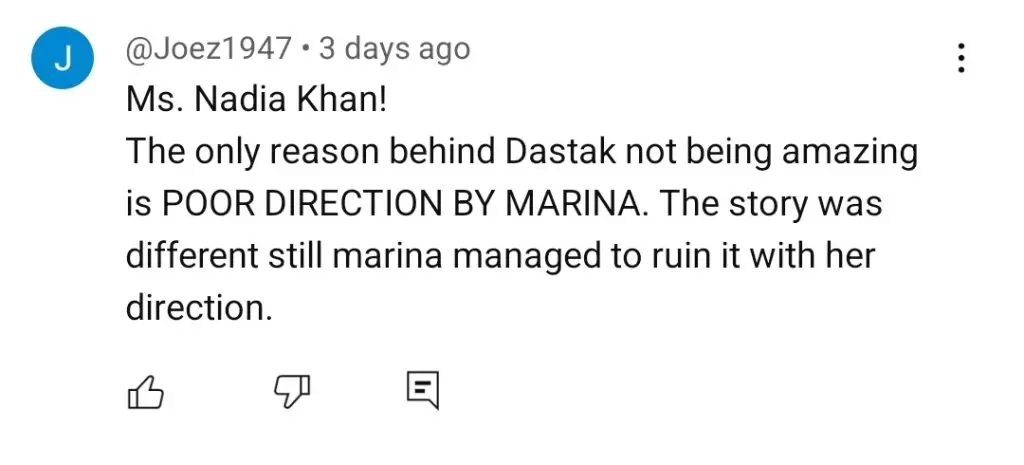 نادیہ خان کی علی رضا کو انتباہ