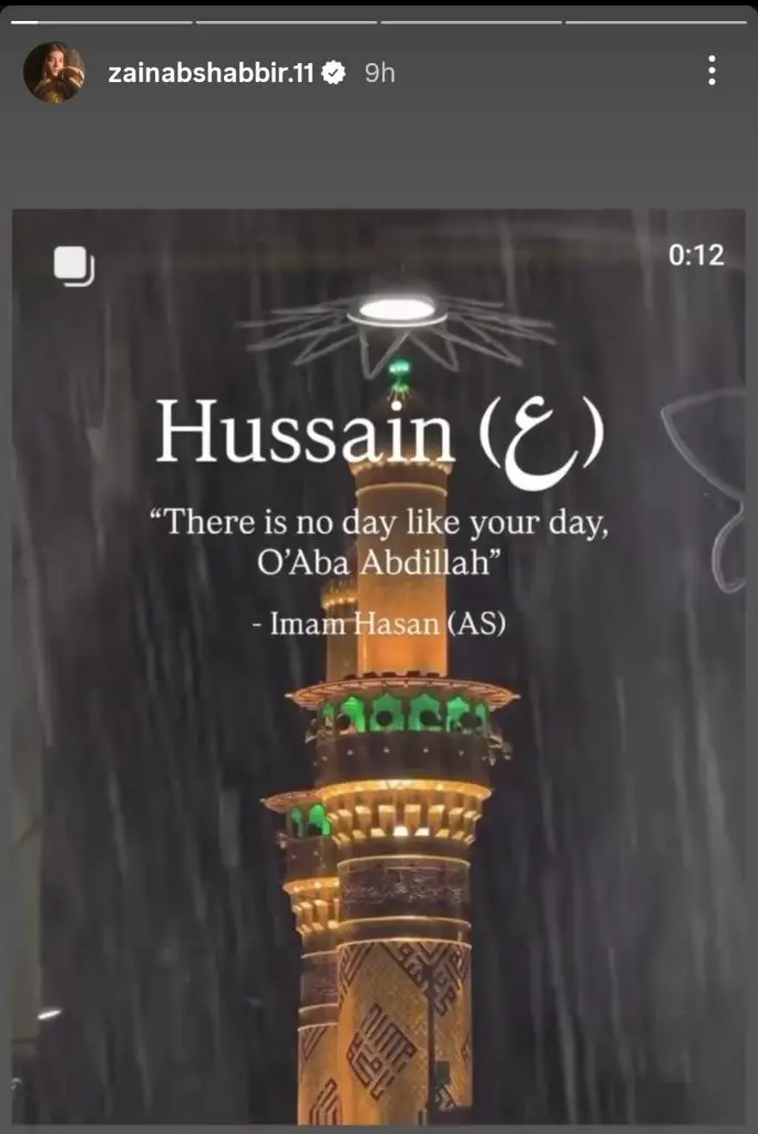 پاکستانی مشہور شخصیات نے 10 ویں محرم کو گہرے غم کے ساتھ مشاہدہ کیا
