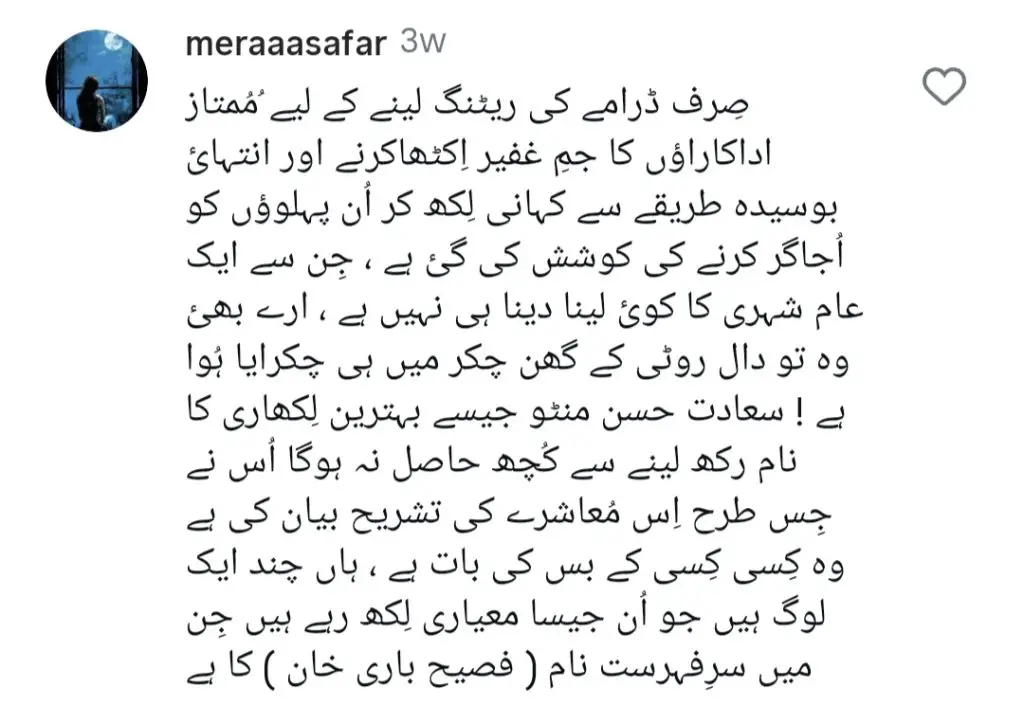 مین مانٹو ناہی ہون - ہٹ یا فلاپ؟ عوامی تقسیم