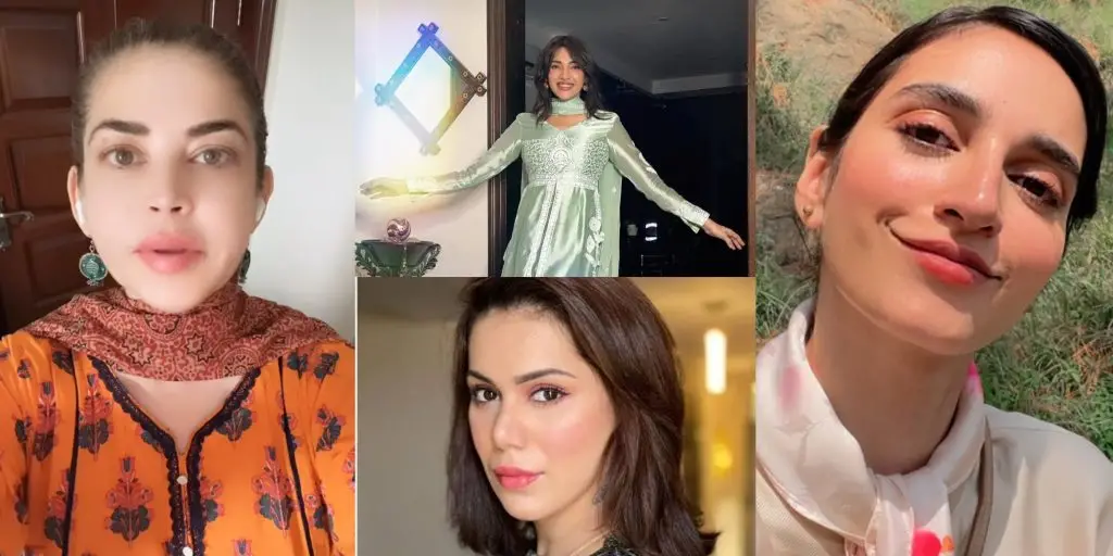 مشہور شخصیات بشرا انصاری کے لئے روبی انوم کے نفرت انگیز ریمارکس کی مذمت کرتے ہیں