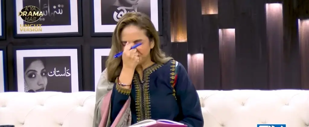 نادیہ خان نے شیر میں نادیہ افگن کے رونے والے منظر پر تنقید کی