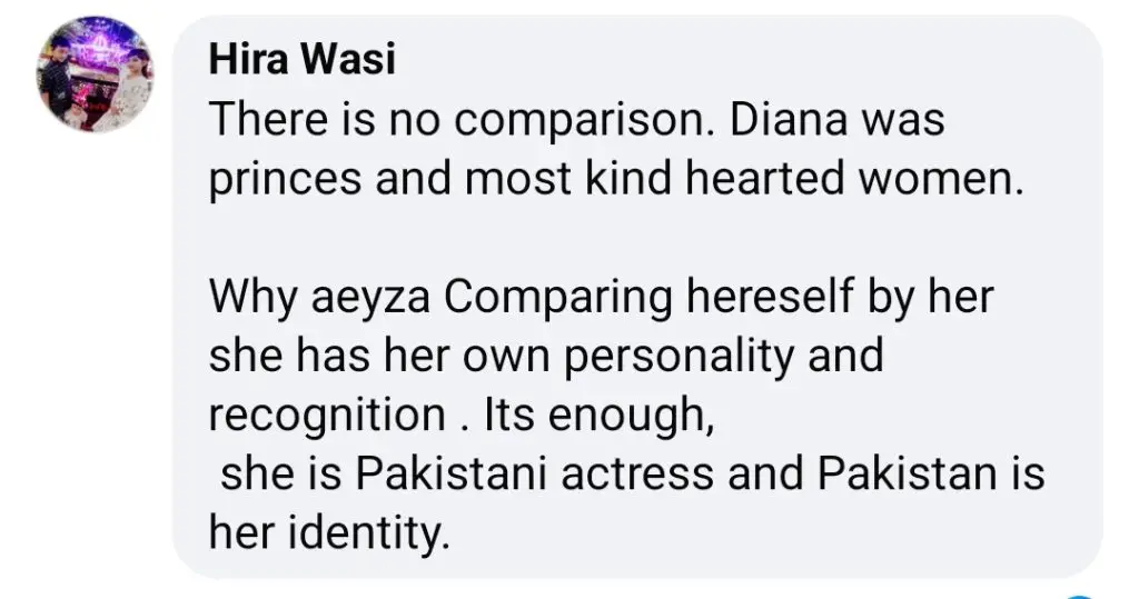 آئیزا خان کو ڈیانا کی مشہور شکل کو دوبارہ بنانے کے لئے ردعمل کا سامنا کرنا پڑتا ہے