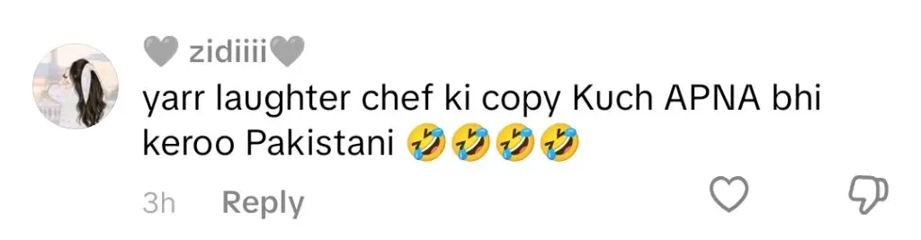 کشمیر کامیڈی کچن نے ہنسی شیف کی کاپی کرنے پر تنقید کی