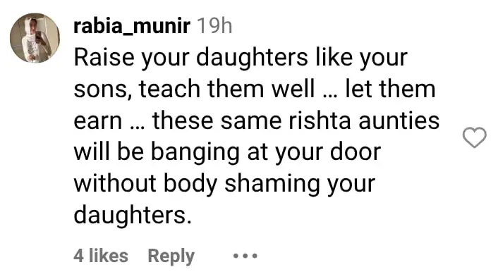 زیادہ وزن والی لڑکیوں کے بارے میں مسز خان کے غیر سنجیدہ تبصرے کو ردعمل مل جاتا ہے