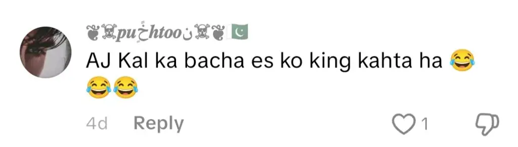 پرانے ڈرامہ کے شائقین سے ڈینش تیمور کی شکل حیرت زدہ ہے