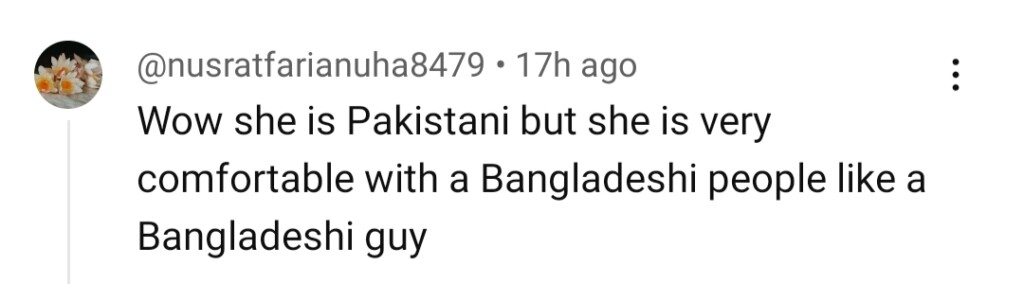 ہانیہ عامر کو بنگلہ دیشی کے شائقین سے محبت مل گئی