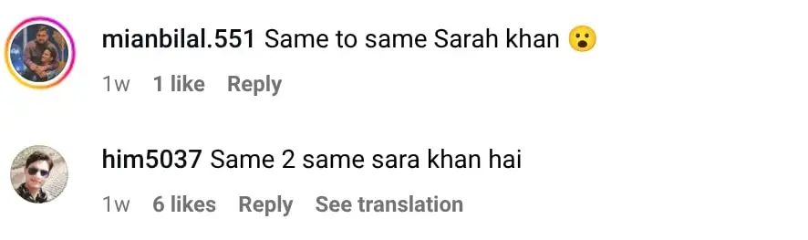 سارہ خان کی ہندوستانی ڈوپلگینجر نے مداحوں کو حیرت میں ڈال دیا
