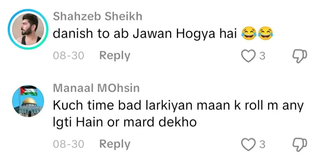 پرانے ڈرامہ کے شائقین سے ڈینش تیمور کی شکل حیرت زدہ ہے